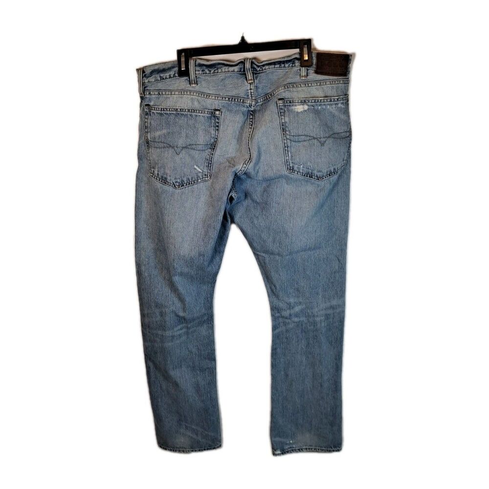 Polo Ralph Lauren Men's Jeans Size 40 x 32 Distressed Straight 100% Cotton - Picture 2 of 14